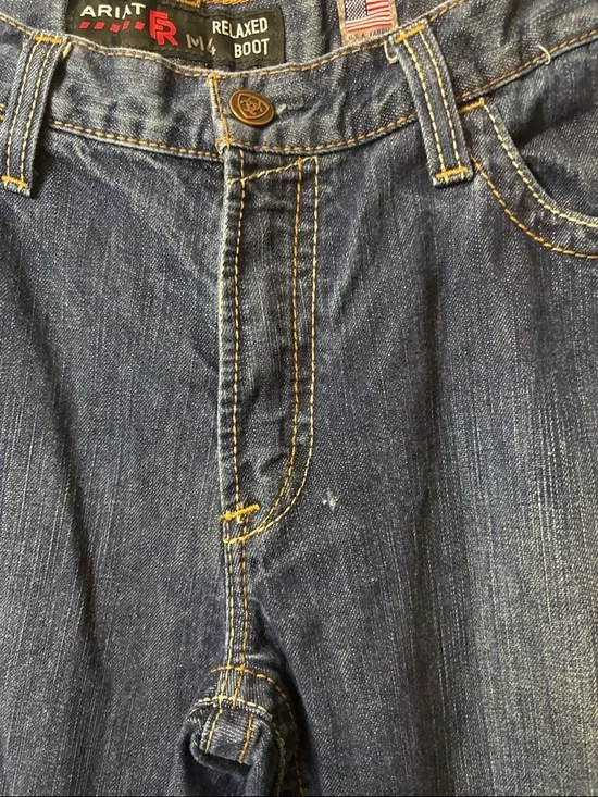 Ariat FR M4 relaxed boot Cat2 2112 Blue Jeans - Picture 3 of 11
